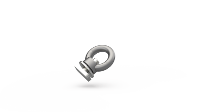 BOUCLE D'ARRIMAGE AVEC VISSERIE - INOX