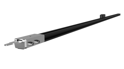 KLEMSTOK EXTERNE GLASDRAGER - BLACK